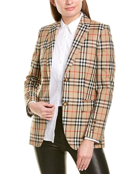 vintage burberry wool blazer